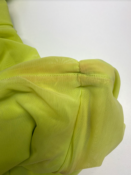 House of CB Lime Valentina Asymmetric Cut Out Midi Dress UK S