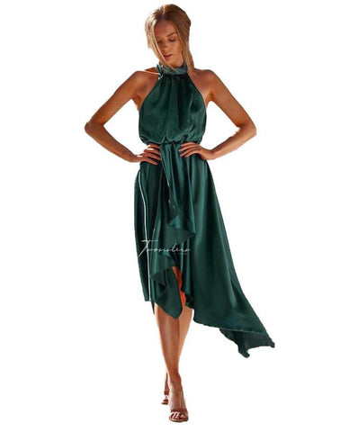 TwoSisters The Label Kathleen Dress In Emerald
