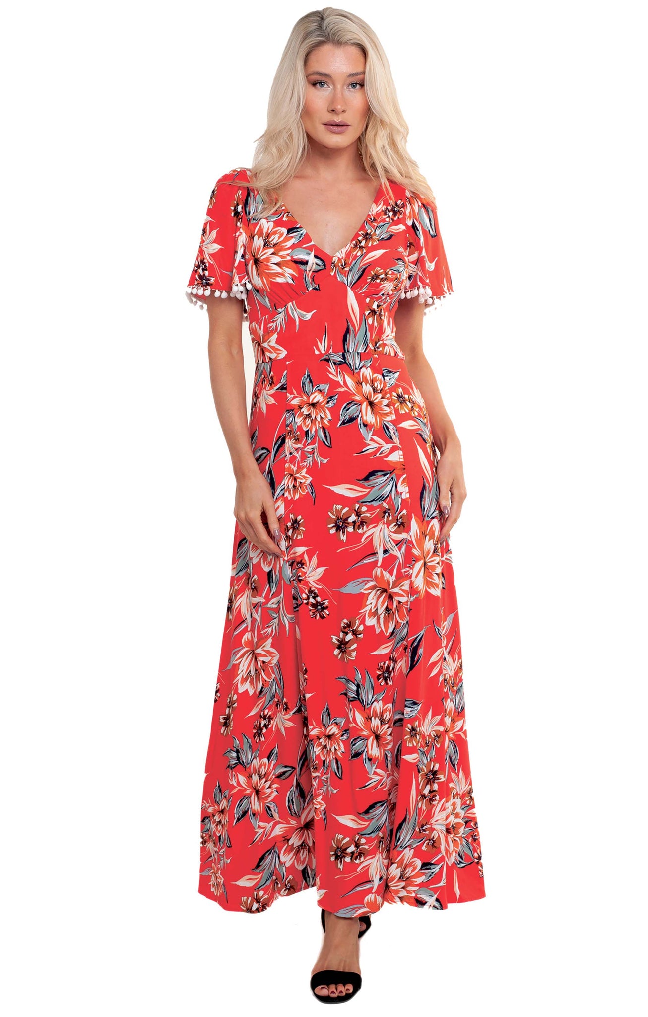 French Connection Poppy Claribel Floral Maxi