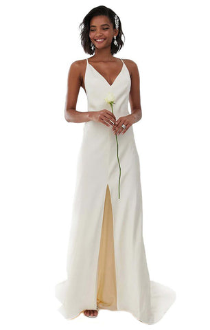 ASOS EDITION Cami Split Front Wedding Dress UK 12