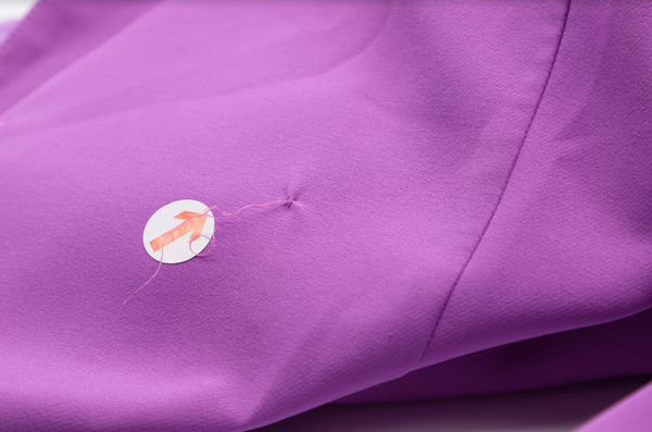 Lavish Alice Purple Balloon Sleeve Blazer And Corset Waist Trousers