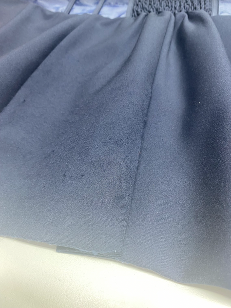 Lavish Alice Midnight Blue Satin Corset Blazer And Satin Trousers UK 8