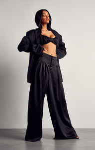 MissPap Black Blazer & Trouser Co-Ord